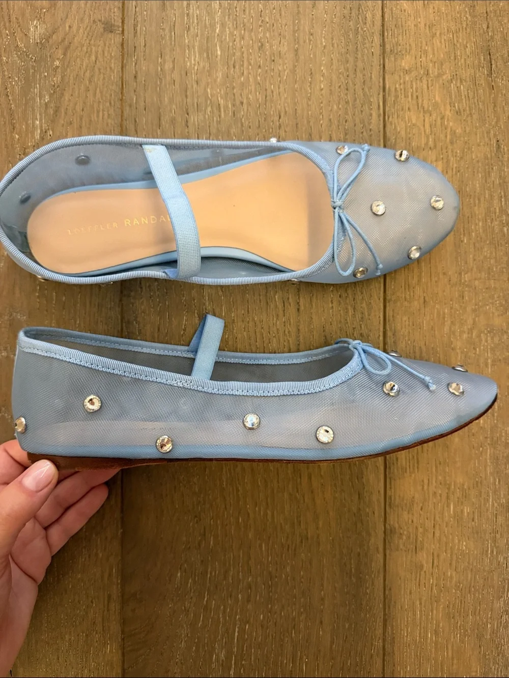 Loeffler Randall Leonie Crystal Ballet Flat